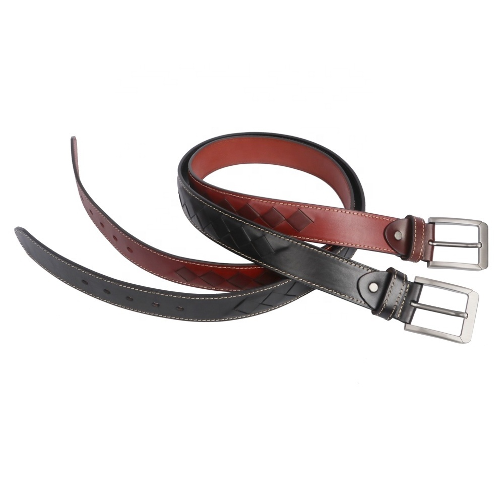 High quality hand made top grain genuine leather belt