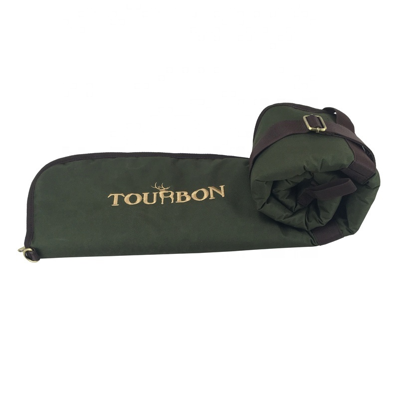 Tourbon Hunting Accessories  Padded Gun Slip Gun Range Protection Bag Carry Heavy Duty Gun Case Green