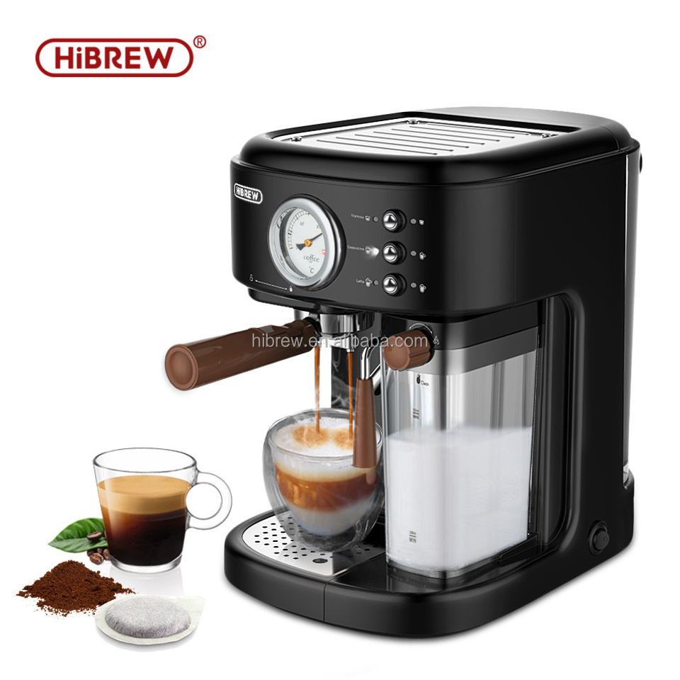 HiBREW 20 bar  Coffee Brewing Machine  Commercial Smart Espresso Machine Coffee Makers With Milk Frother Wand