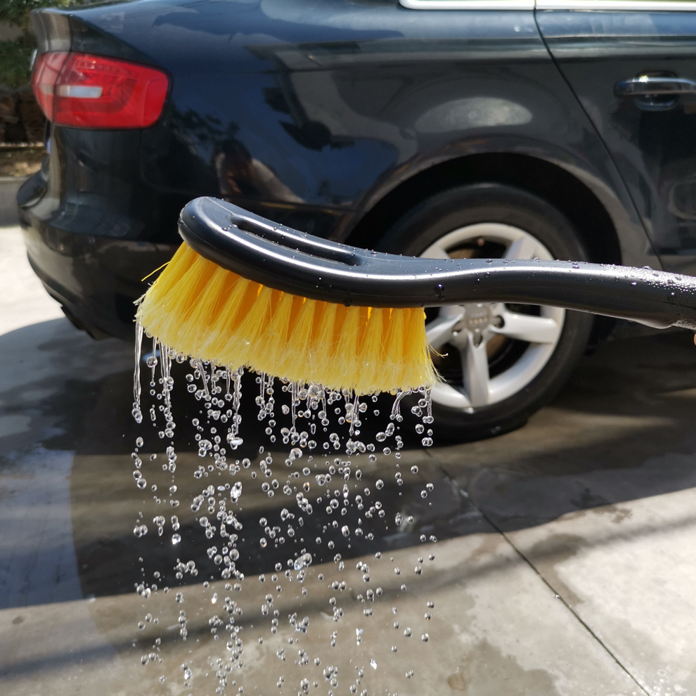 BSCI factory soft bristle car wash wheel brush,car brush