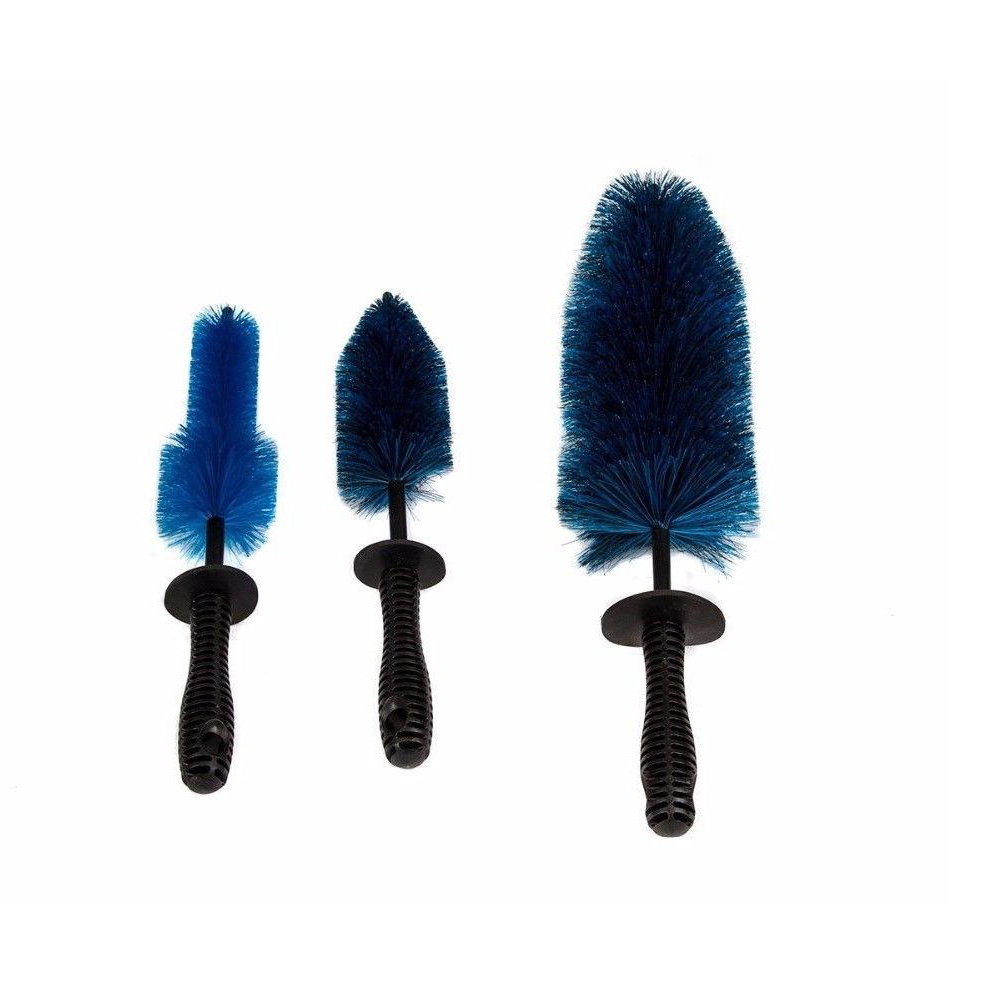 3Pieces Sword Shape Vehicle Washing Tools Car Tire Brush,Car Rim Cleaning Brush