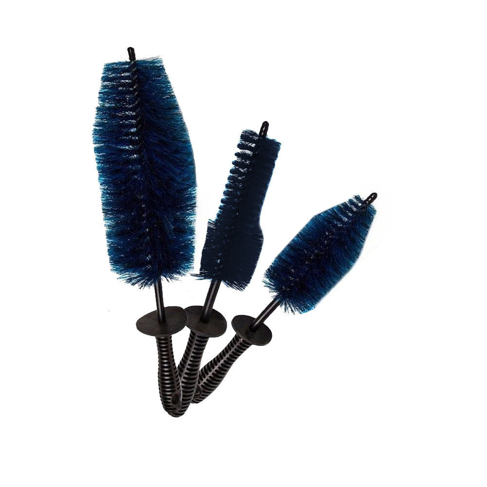 3Pieces Sword Shape Vehicle Washing Tools Car Tire Brush,Car Rim Cleaning Brush