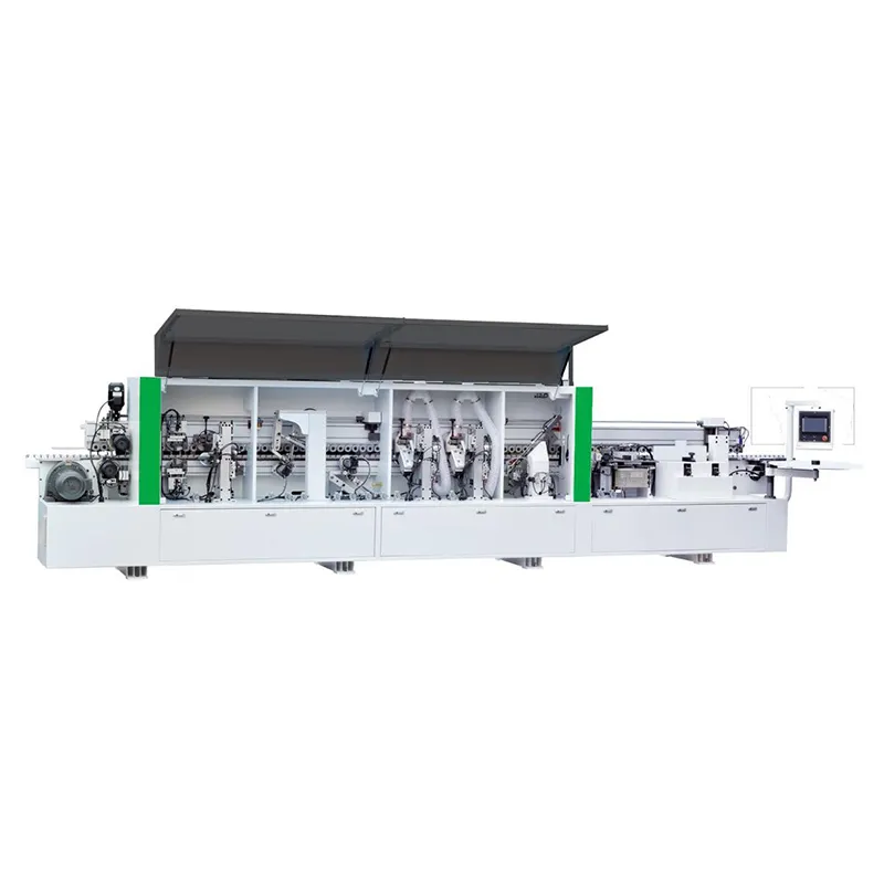 Woodworking CNC Pre-milling Corner Trimming Glue Cutting 45 Edging Machine PVC Edge Bander with 8 Function