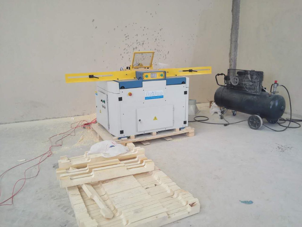 Automatic wooden pallet notchering machine/ stringer pallet notcher for sale