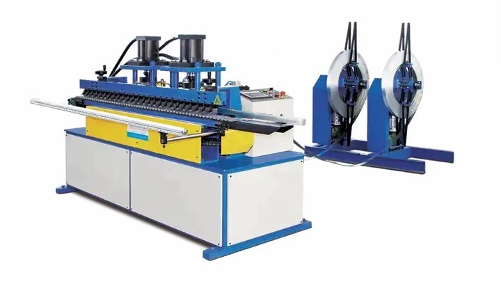 SF1103 Packing Machinery Automatic Nailless Wood Plywood Box Single Steel Strip Machine Price