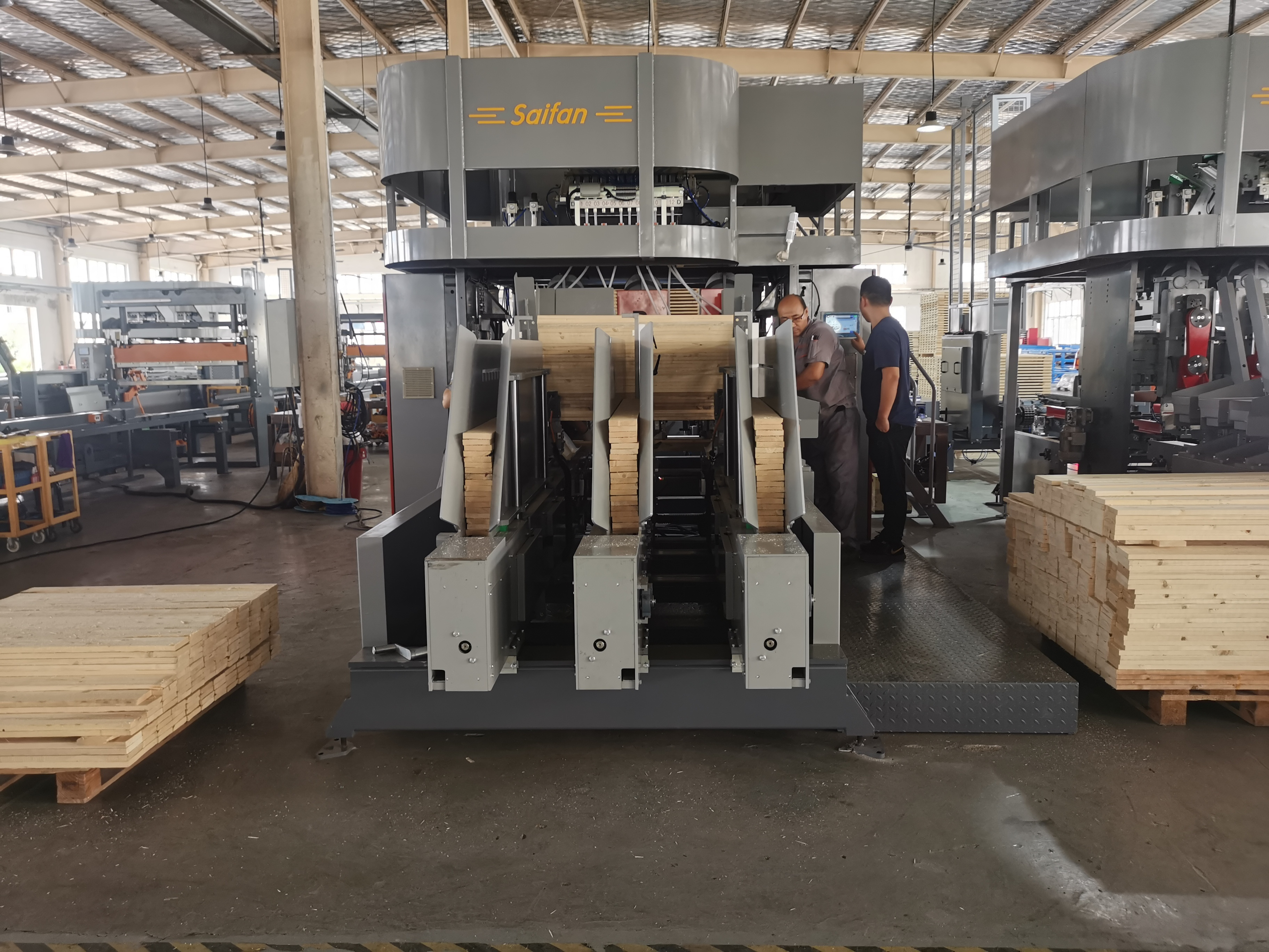 SF2000 Servo Nailing Machine for Wooden Pallet Deck with 50-60 Wood Per Minute Manufacturing Plant Provided Shandong SAIFAN 22