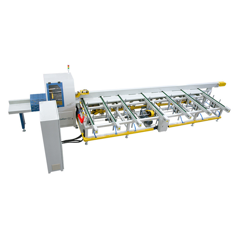 Sf6060S Wood Cutting Automatic Crosscut Saw Machine With Feeding Table