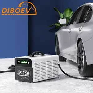 Portable 7kw dc fast charging station GB/T dc ev charger mobile electric vehicle charging pile Portable ev charger