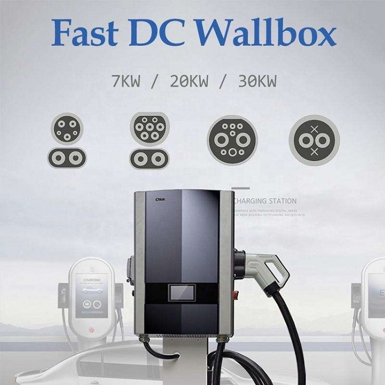 Wuhan D1X DC CCS GBT 30KW 40KW 3 Phase EV OEM Car Ev Charger Byd Charger China Leaf V2x Bidirectional Wallbox 22kw 120kw CE,FCC