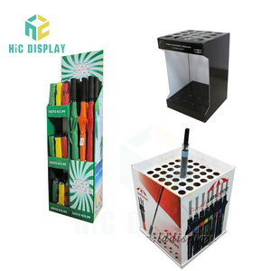 Hot Sale Supermarket Promotional Paper Umbrella Displayed Stand Cardboard Cabinet Stand Shelf Advertising Display Racks