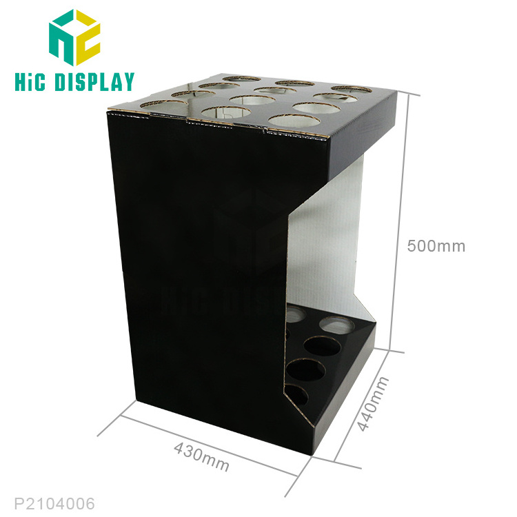 Hot Sale Supermarket Promotional Paper Umbrella Displayed Stand Cardboard Cabinet Stand Shelf Advertising Display Racks