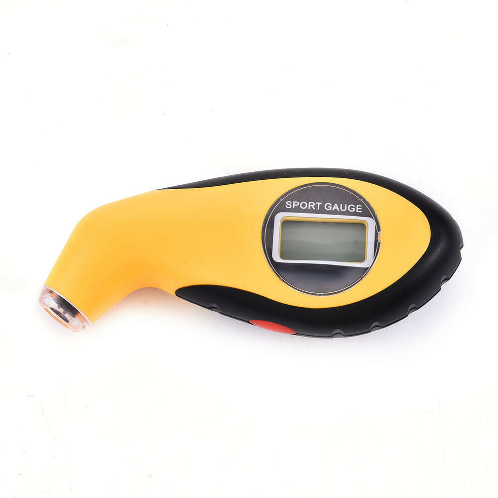 Digital Tire Pressure Gauge 100 PSI 4 Settings with Backlit LCD and Non-Slip Grip