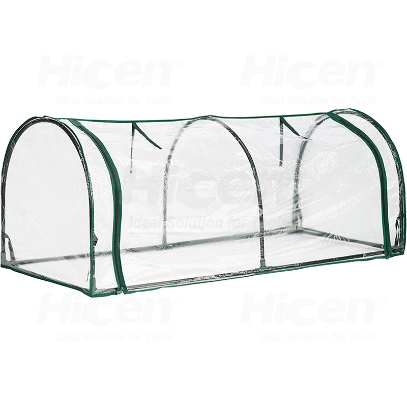 51 Inch Outdoor Mini Garden Greenhouse with Zipper Openings