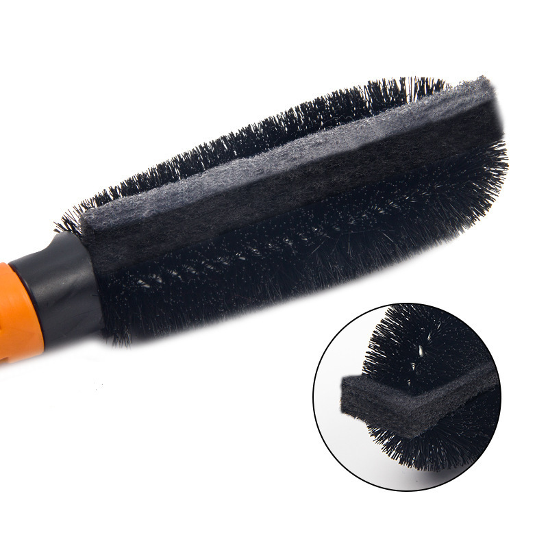 Hicen PP Bristles Sponge Auto Wheel Tires Rims Cleaning Car Tyre Detailing Brush