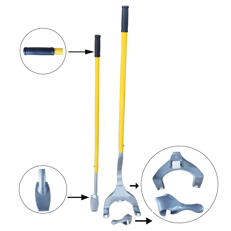 Hicen Hevy Duty Vehicle Truck Vacuum Tire Changing Tools Truck Tire Demount And Mount Tools