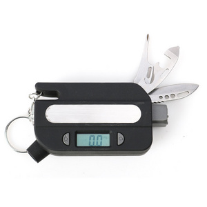 Hicen Multifunction Keychain Portable Digital LCD Car Tire Air Pressure Gauge Tyre Depth Gauge With Swiss Knife