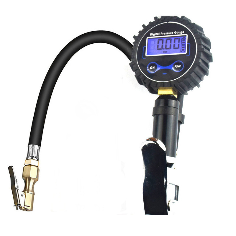 Hicen LCD High Precision Digital Tire Inflator With Pressure Gauge 0-200PSI Digital Tire Gauge