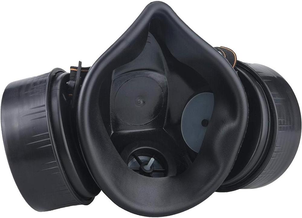 Anti-dust Chemical Safety Face Shiled Mask Double Cartridge Chemical Respirator