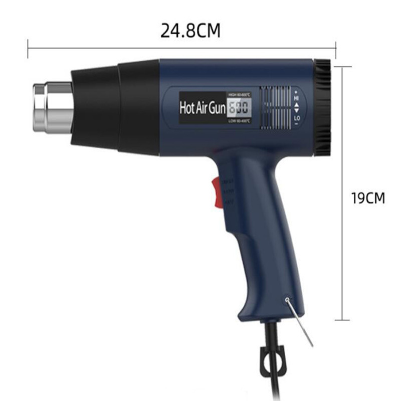 Hicen 2000W Quick Temperature Adjustment Heat Blower For Shrink Wrap Plastic Welding Hot Air Gun Electric Hot Blow Gun