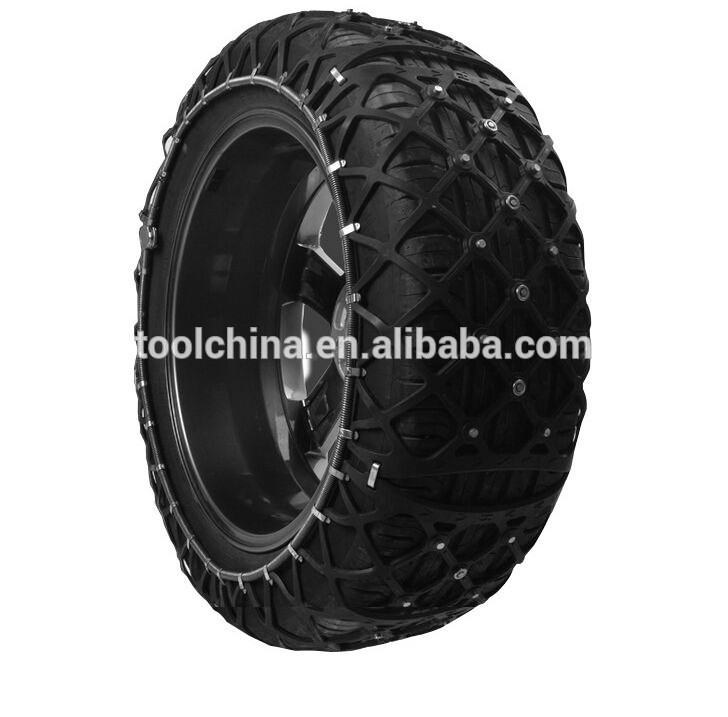 Car Anti-skid Snow Tire Chains Rubber Vehicles Wheel Chain Tyre Protection Chain Plastic,cowhells Rubber Black Standard 76405004