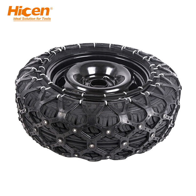 Car Anti-skid Snow Tire Chains Rubber Vehicles Wheel Chain Tyre Protection Chain Plastic,cowhells Rubber Black Standard 76405004