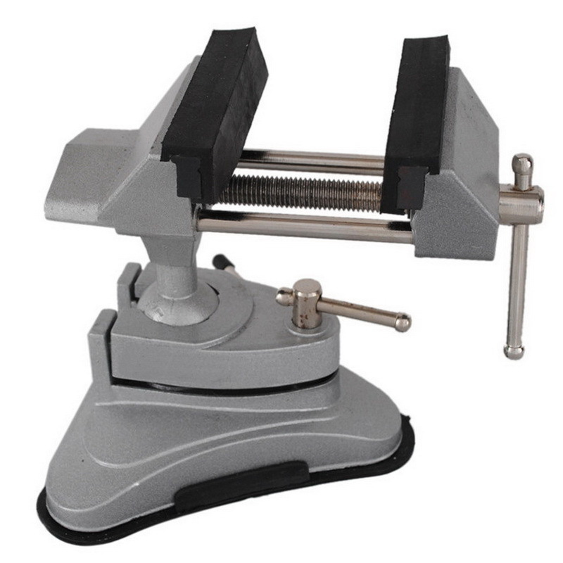 Hicen Aluminum Alloy Vacuum Suction Cup Bench Vice 90mm Mini Vise