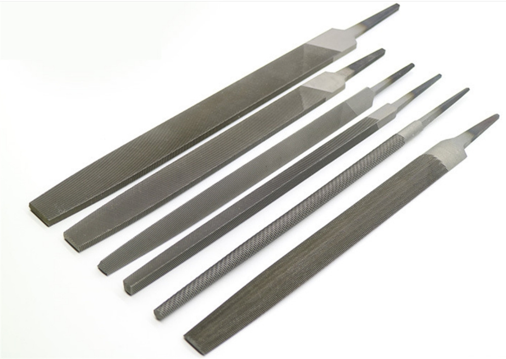 Hicen Carbon Steel Square Wood Handle Files Set / High Quality Carbon Steel Diamond Square File