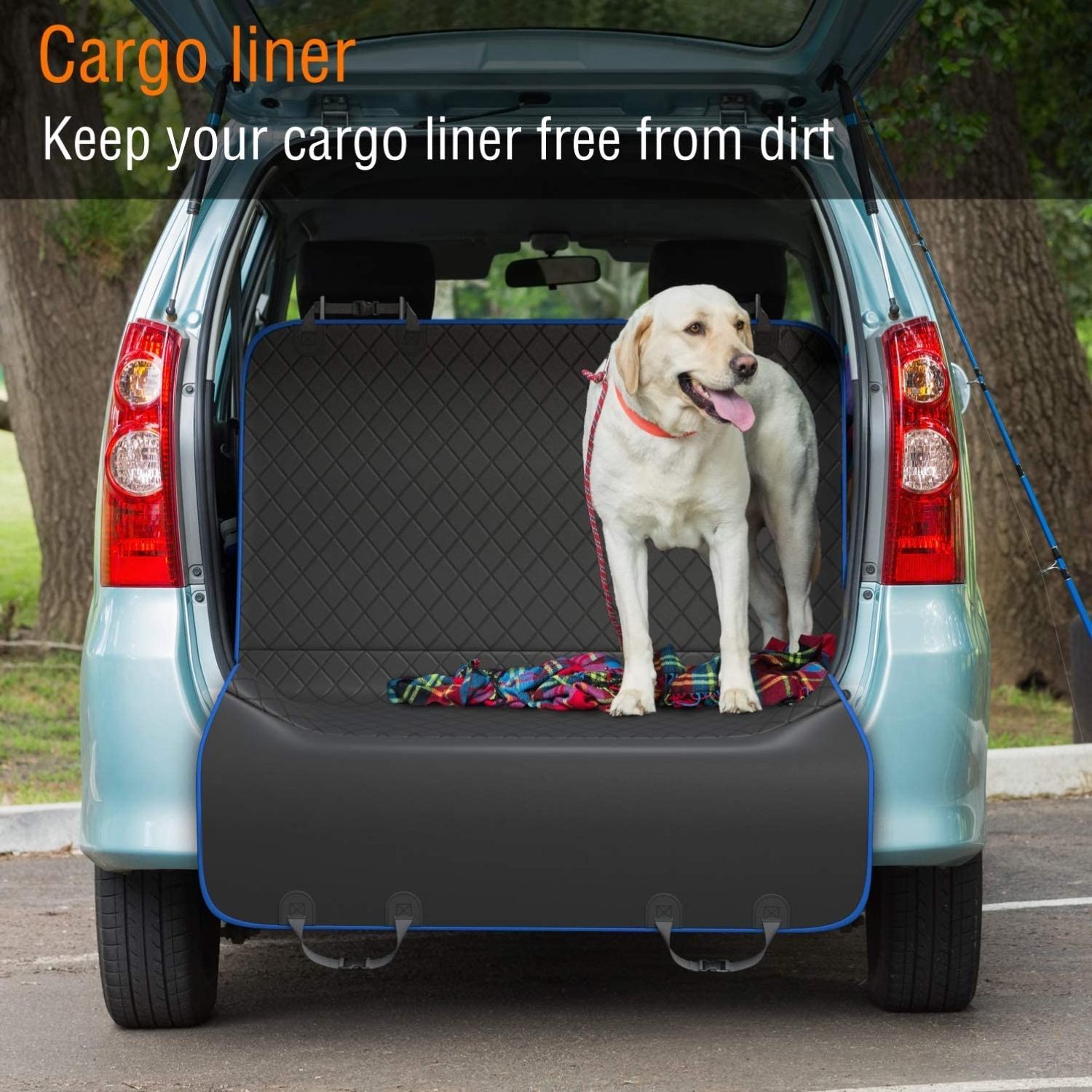 Dog Back Seat Cover Protector Waterproof Scratchproof Nonslip Hammock for Dogs Backseat