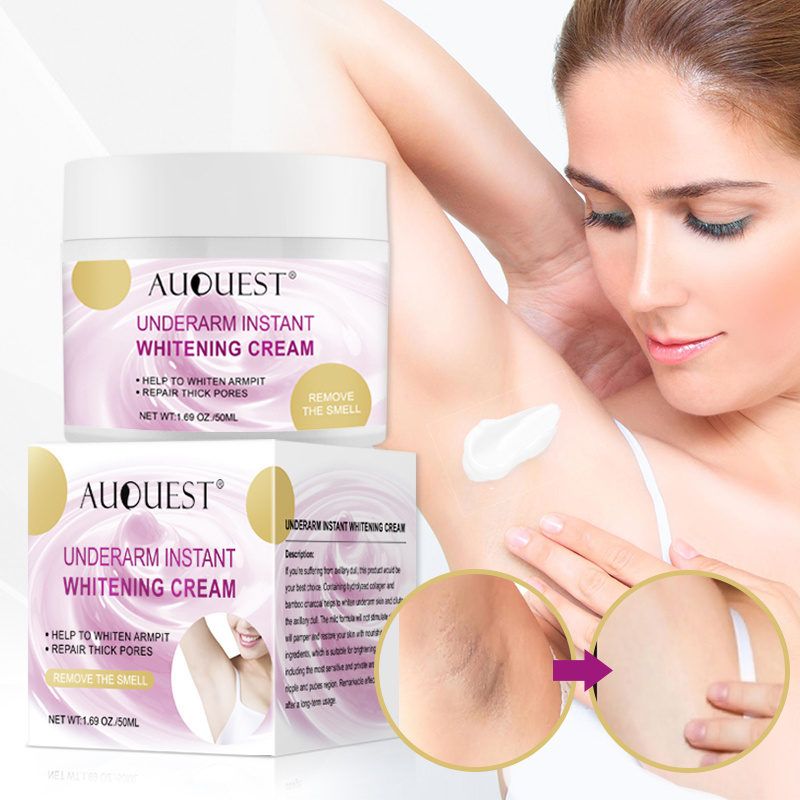 Private Label Intimate Part Area Bikini Armpit Vagina Underarm Skin Bleaching Lightening Whitening Cream For Dark Skin