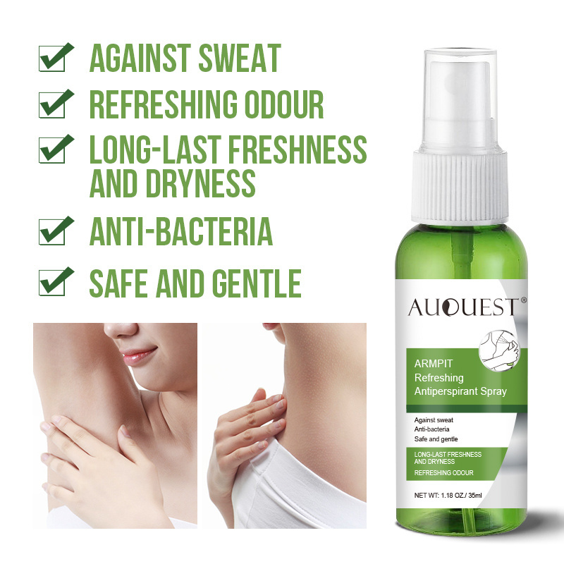 Private Label  Feature Natural Deodorant Antiperspirant Armpit Antiperspirant Spray For Body