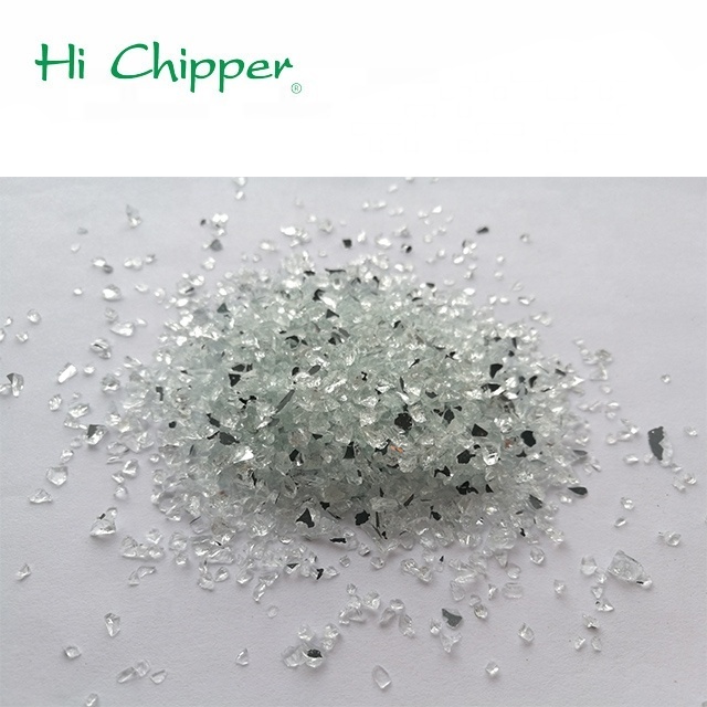 Crushed glass Mirror Chips Crushed Glass for Arts and Crafts, Vase filler, Mosaics, Jewelry,  Home Decorations