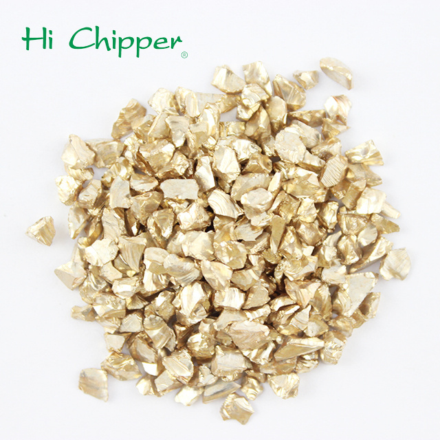 wholesale crushed colored silver coated glass