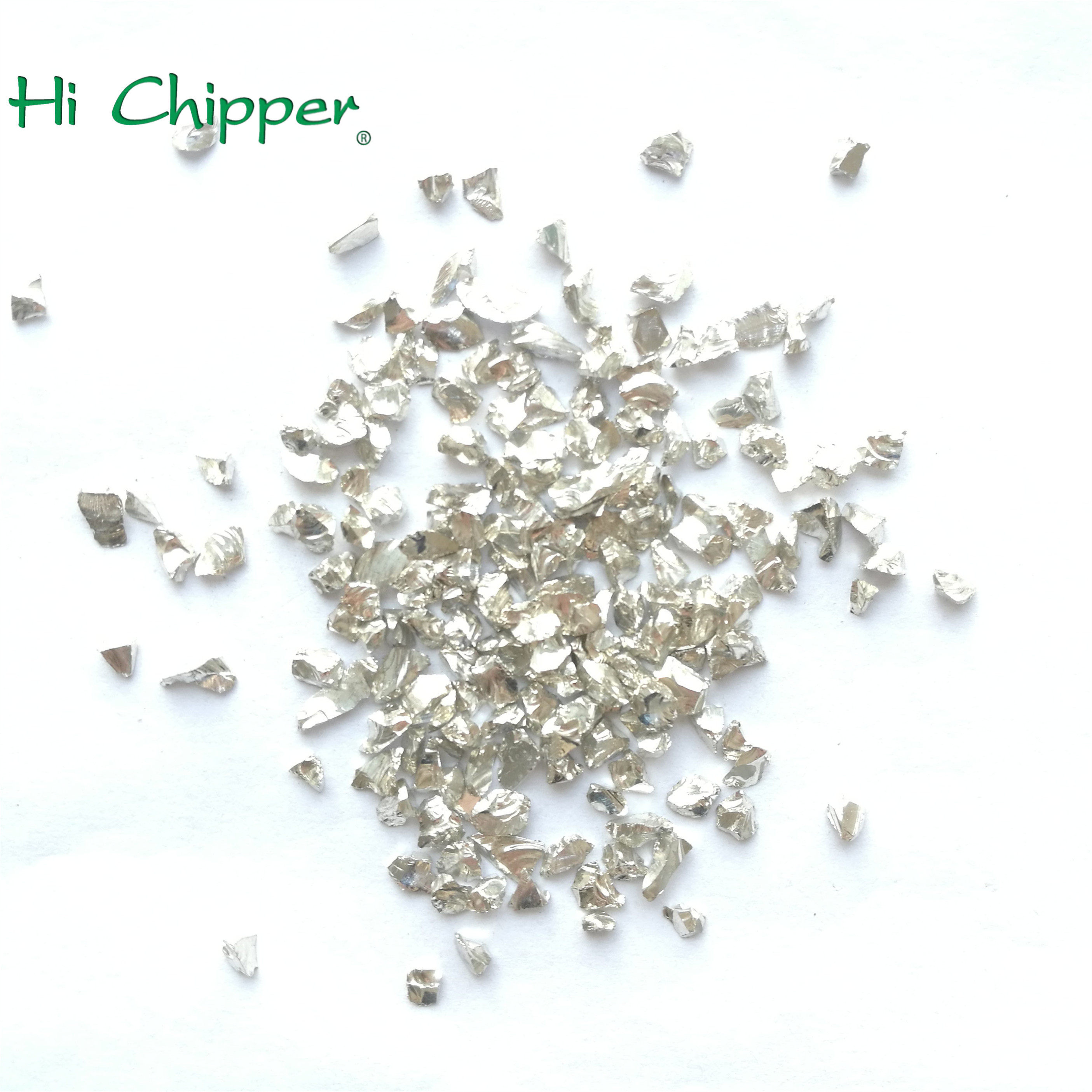 wholesale crushed colored silver coated glass