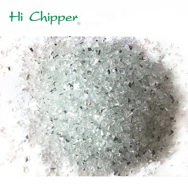 Crushed glass Mirror Chips Crushed Glass for Arts and Crafts, Vase filler, Mosaics, Jewelry,  Home Decorations