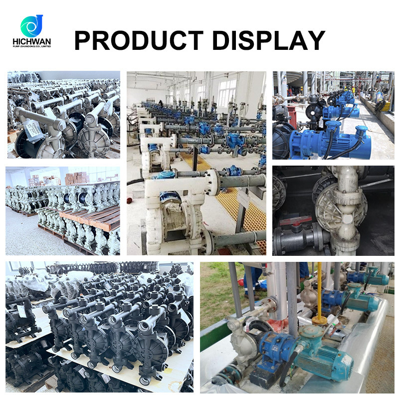 Hichwan QBY3-100S Pneumatic Diaphragm Strong acid drainage transport water pump for water treatment