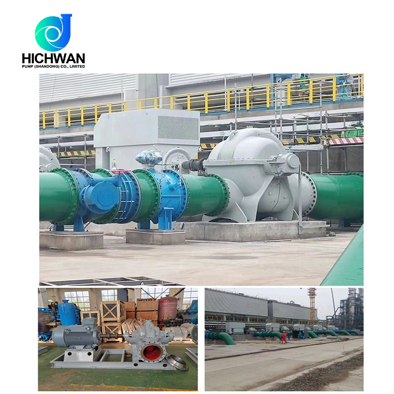 Hichwan ES heavy-duty centrifugal horizontal double suction split caing water pump machine for agricultural irrigation