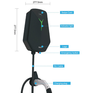 HICI 7kw Ev Charging Station Universal Model For Byd Charger Box 32a 7kw Wallbox Gbt Ev Charger For Byd