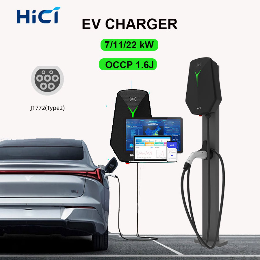 HICI 7kw Ev Charging Station Universal Model For Byd Charger Box 32a 7kw Wallbox Gbt Ev Charger For Byd