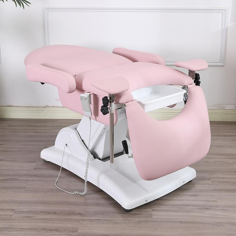 HICOMED Hospital Gyno Exam Table Electric Gynecological Chair Examination Bed With Drawers