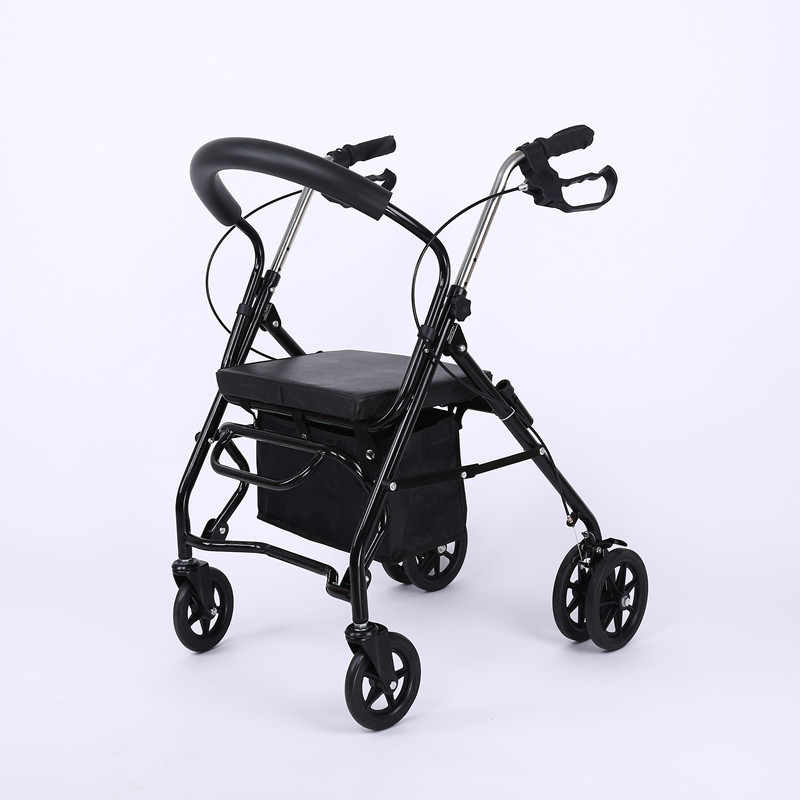 Cheap Price Multifunctional Rollator Walker With Hand Brake and Basket for Elderly