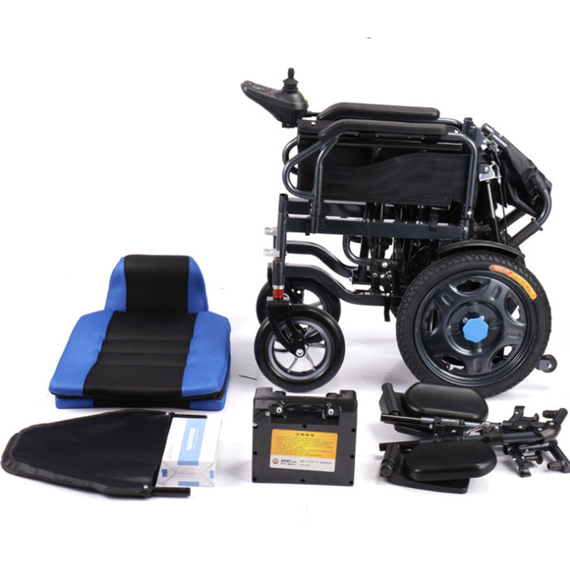 Medical Care Portable Electric Wheelchair for Adults Foldable silla de ruedas Wheelchairs All Terrain Folding Wheel Chair