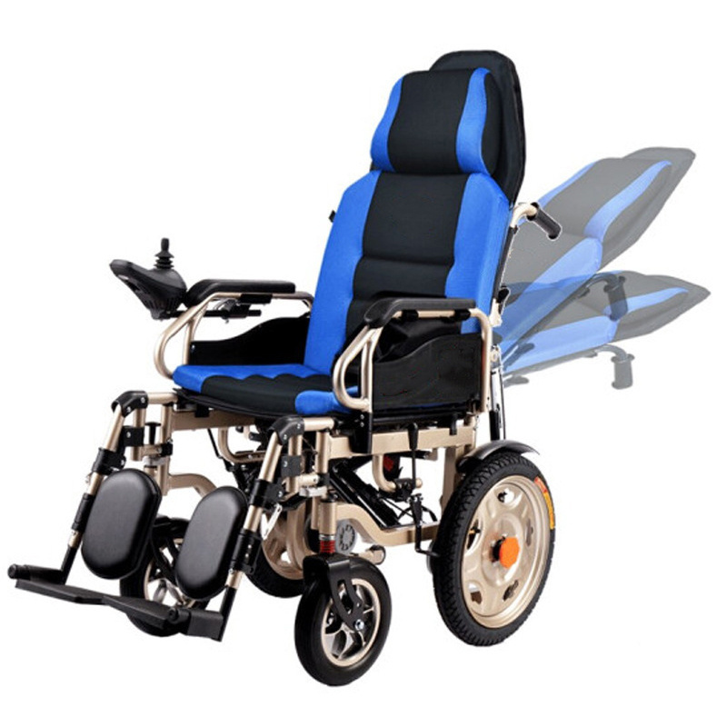 Medical Care Portable Electric Wheelchair for Adults Foldable silla de ruedas Wheelchairs All Terrain Folding Wheel Chair