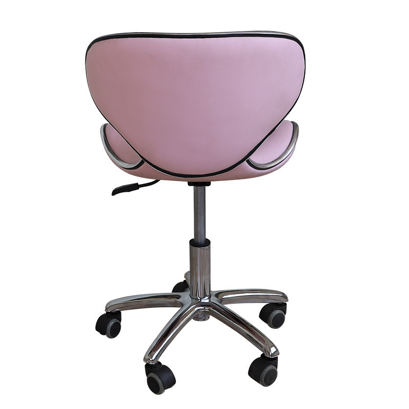 HICOMED Pink Aesthetic Spa Salon Stool Multi-functional Adjustable Facial Technician Dentist Barber Chair Luxury bar chair