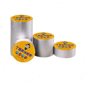 Foil fiberglass mesh reinforced brushed waterproof tesa aluminum foil  butyl tape waterproof