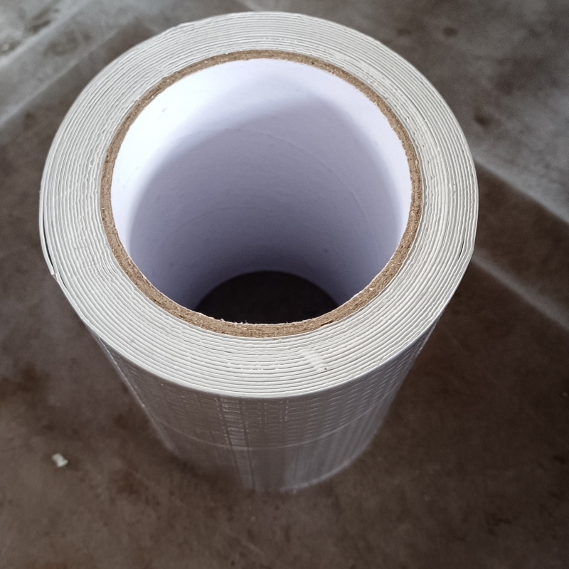 Foil fiberglass mesh reinforced brushed waterproof tesa aluminum foil butyl rubber tape butyl waterproof tape