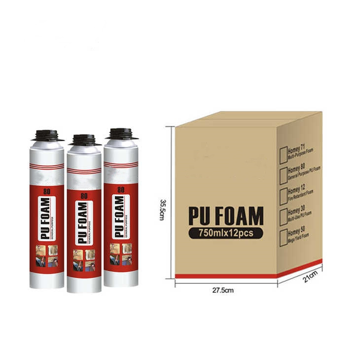 multipurpose insulation open cell foam cleaner spray for roof or wall suppliers PU foam