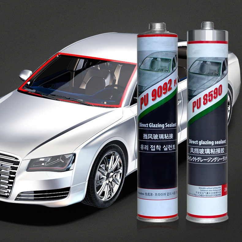 China manufacturer Automotive Auto Car Glass Adhesive windshield sealant  seam sealer Silicone Polyurethane Pu Sealant 600ml