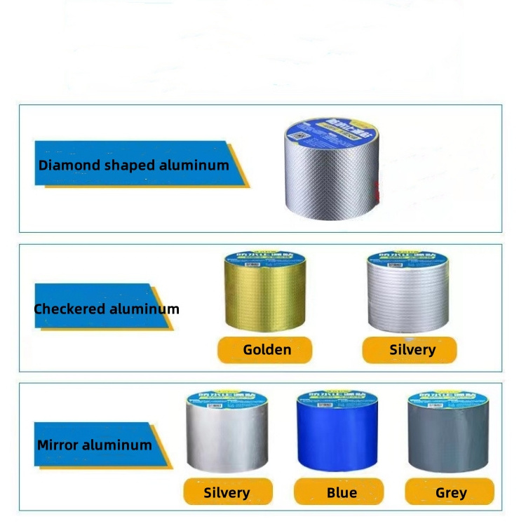 Manufacture Waterproof Membrane Sheet Leak Proof Butyl Sealant Mastic Rubber Sealing Self Adhesive Tape for roof