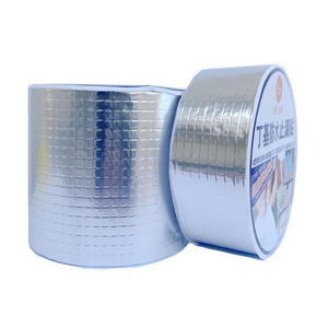 China manufacturer high Quality Reinforced Waterproof Foil Aluminum Air Conditioner Tape Butyl Waterproof Tape