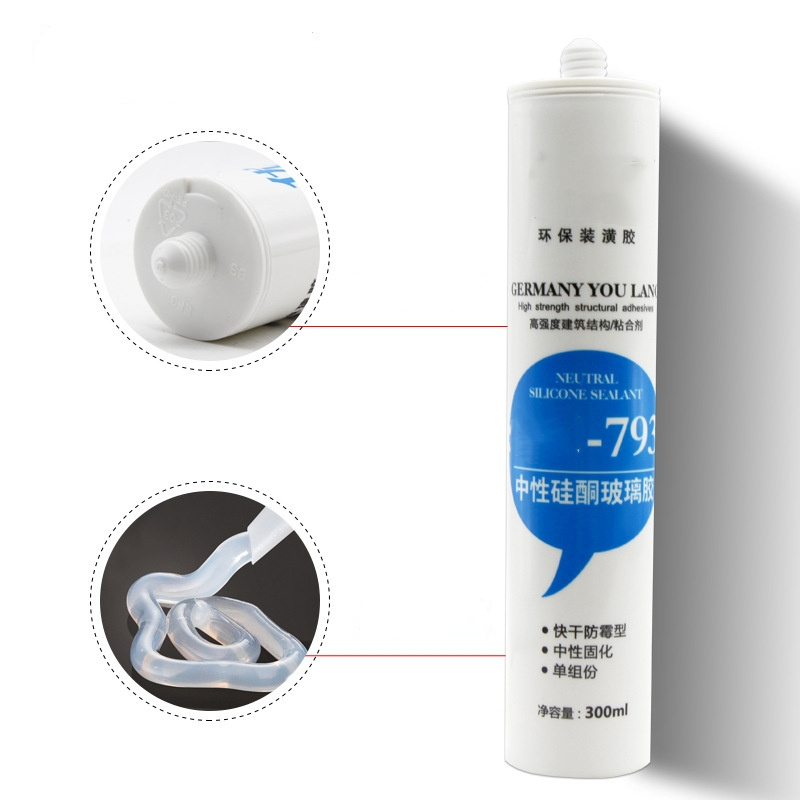 Manufacturer high quality akkim sikaflex silicon sealant for bathroom and aquarium sealant white